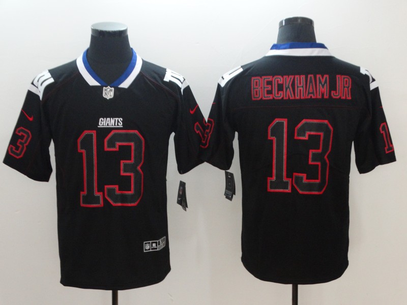Men's New York Giants Odell Beckham Jr. #13 Black Alternate Jersey
